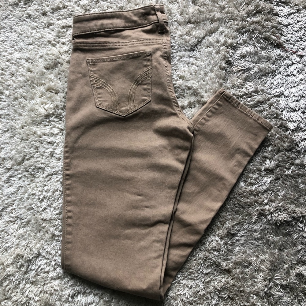 Beige Super Skinny Jeans